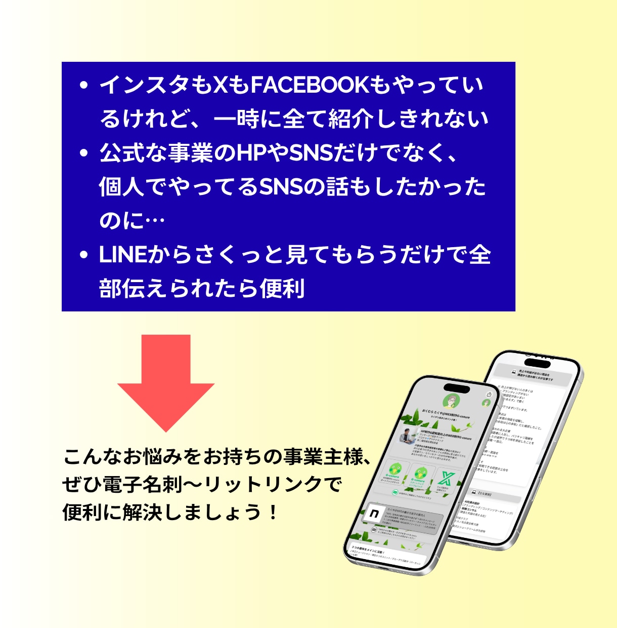 lit.link／リットリンクの設定を代行します 経営者の情報発信(SNS,Blog,HP)を便利におまとめ！ イメージ2