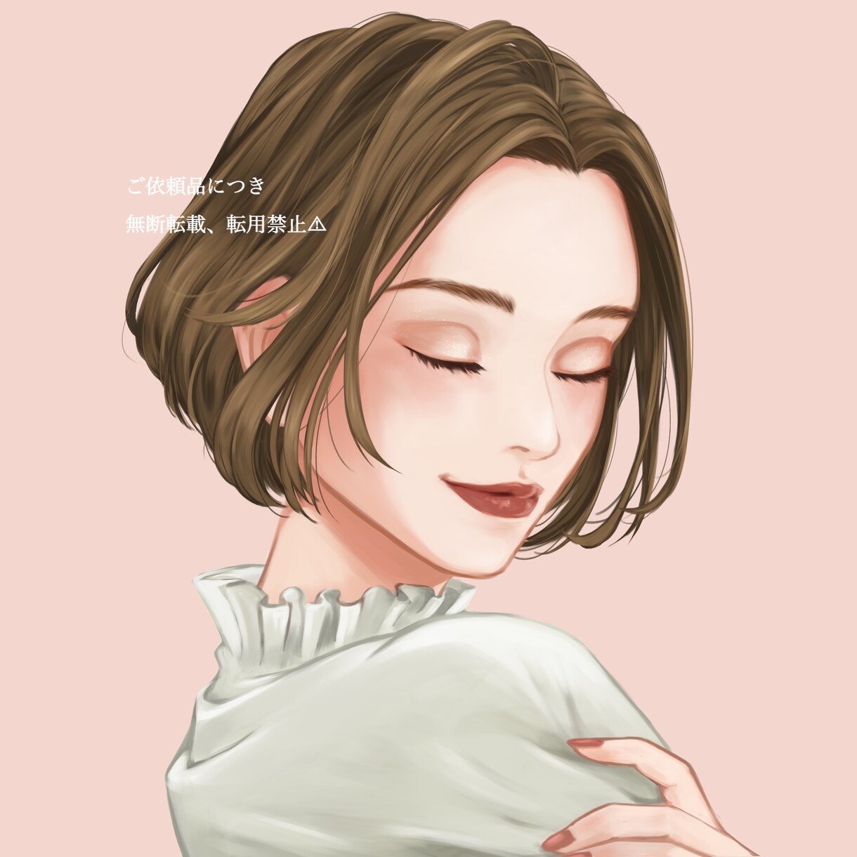 厚塗り風アイコン・ヘッダー用のイラスト描きます 綺麗かつ丁寧で、人目を引くアイコンを提供します。 イメージ2