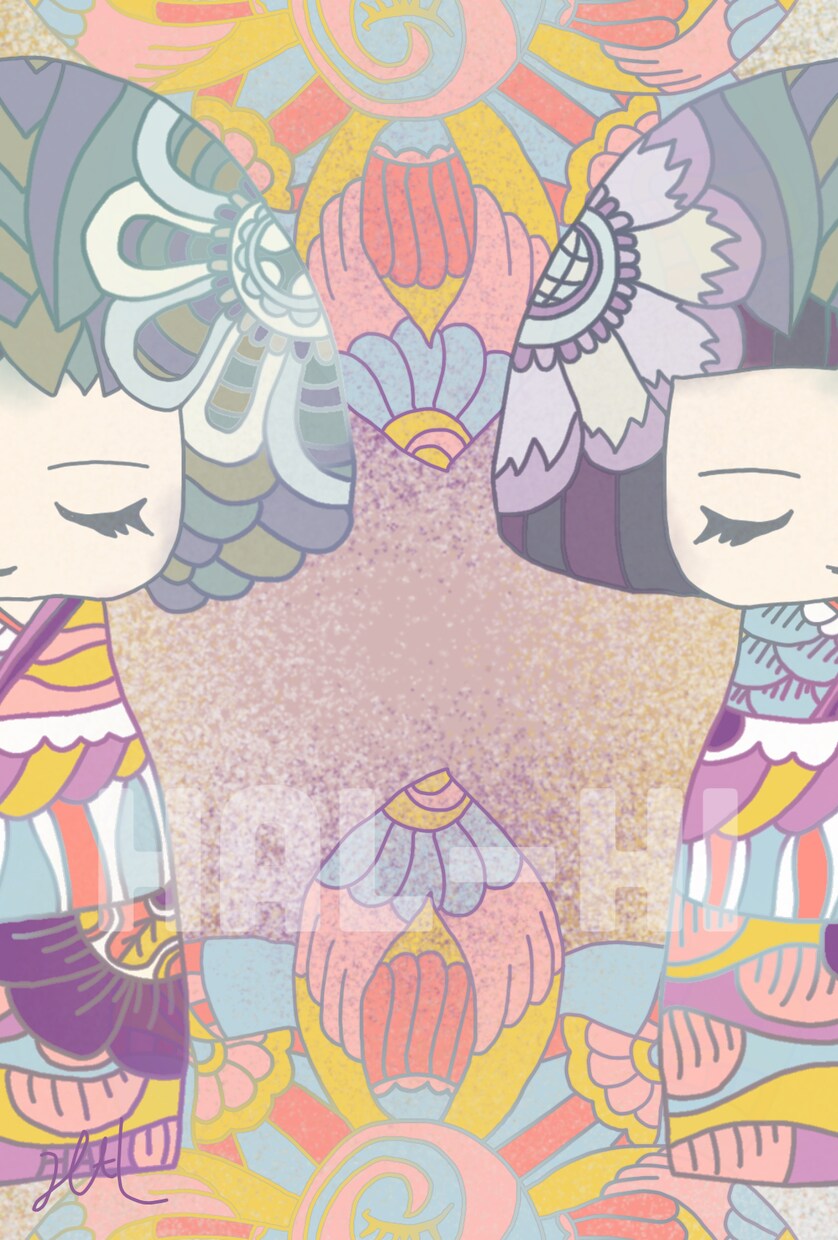 ハガキサイズのイラストを描きます 世界に一つのイラストを、ご要望に沿ってお描きします イメージ1