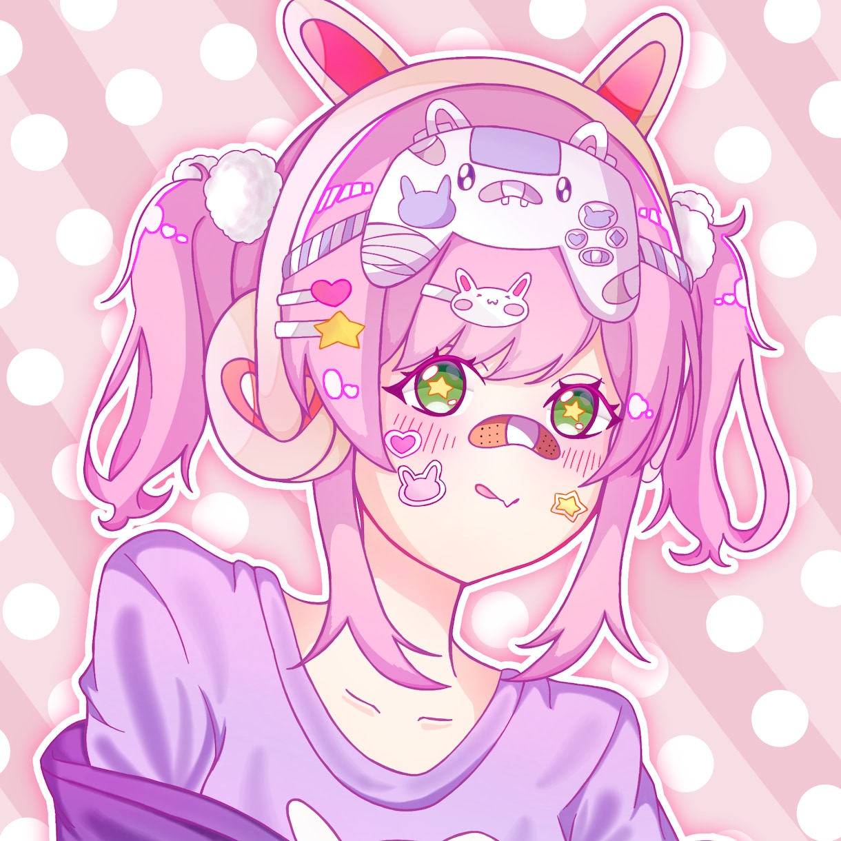 可愛いSNS用アニメアイコンをお描きします 男の子、ミニキャラも○/VTuberさん○　オーダーメイド○ イメージ2