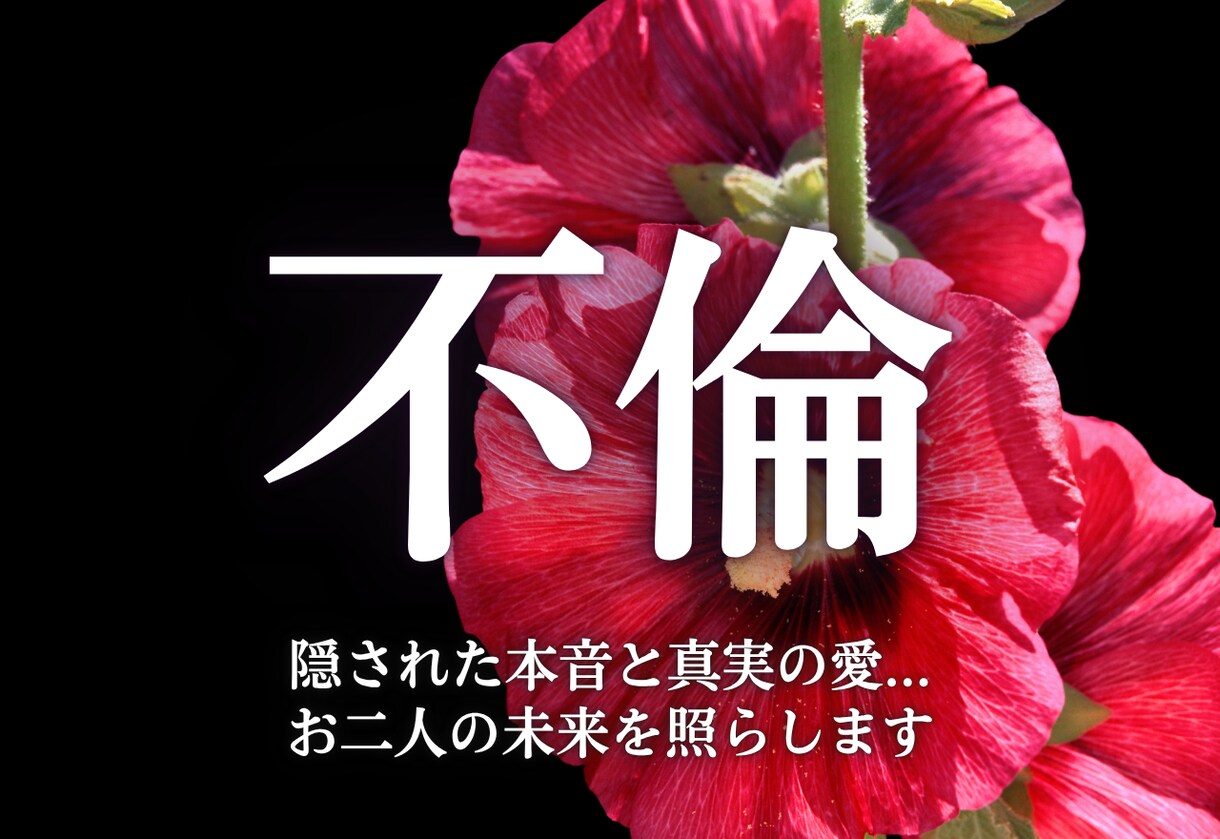 本気の方限定！不倫愛の未来、苦悩に光を灯します お相手の真意や二人の魂の縁を視通し、苦悩を光へと導く イメージ1