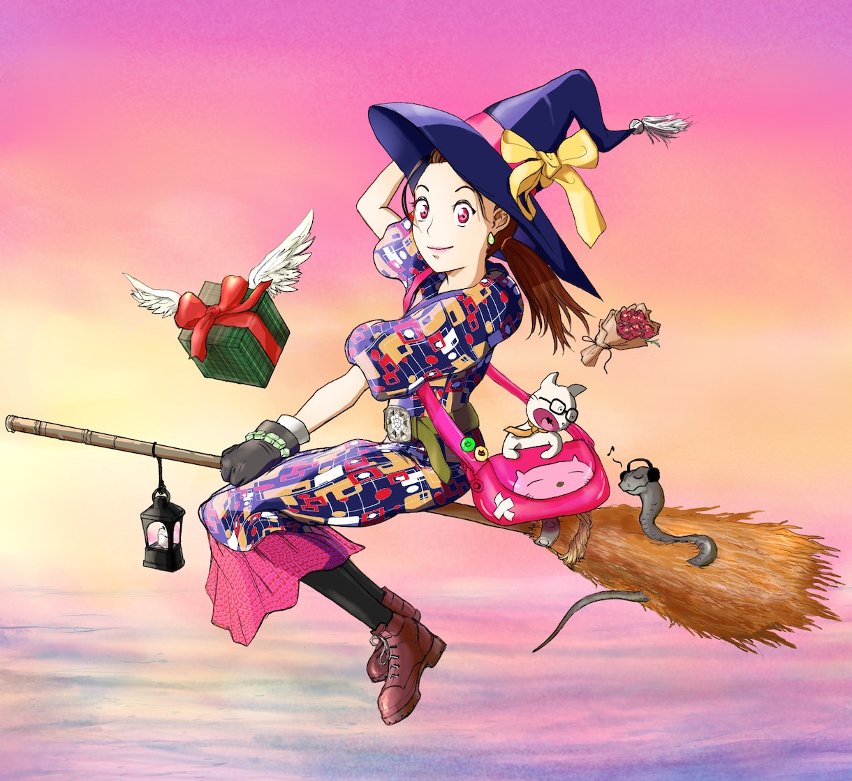 MVやポスター用のイラスト作成します アニメ塗りサイバー系・ファンタジー系のイラスト作成します。 イメージ2