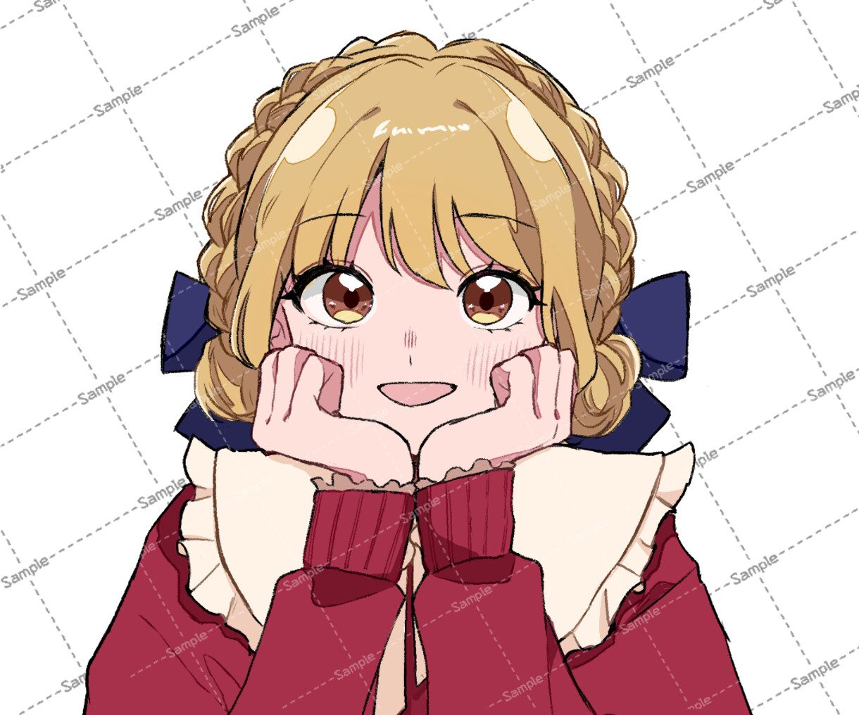 可愛いイラスト/アイコンを制作いたします アニメ塗りイラスト描きます！アイコンや立ち絵にどうぞ イメージ3