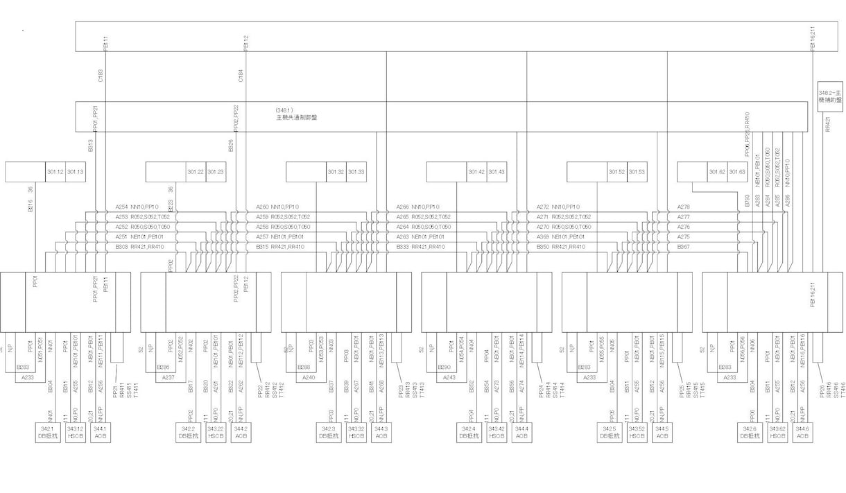 制御盤、電機品等の、配線図、配線接続図を作成します 海外製電気品とのI/F図、また、解線、離線資料を作成します イメージ1