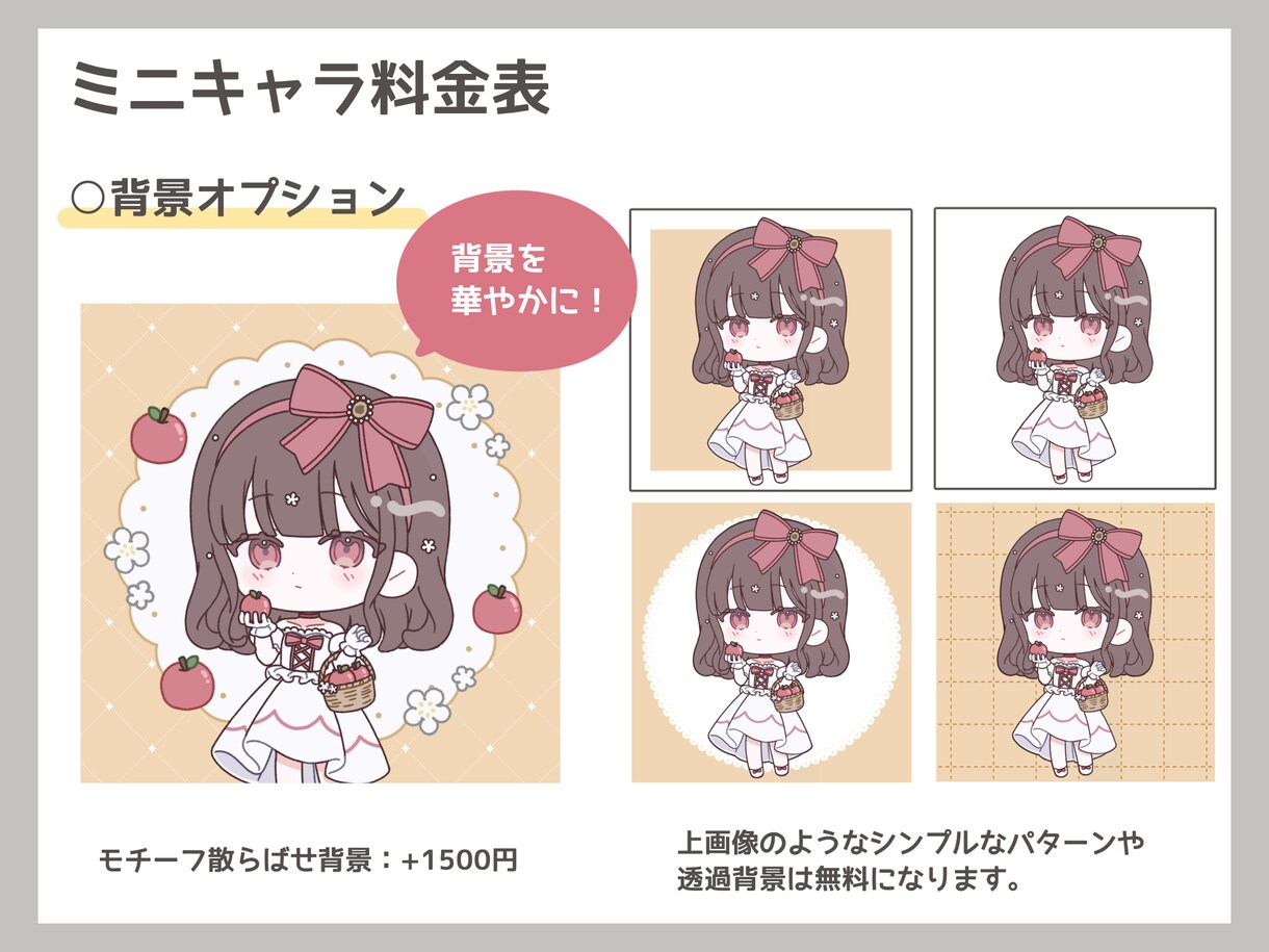 1.5等身のシンプルで可愛いミニキャラお描きします 実績公開OKの方には表情差分1枚プレゼント イメージ4