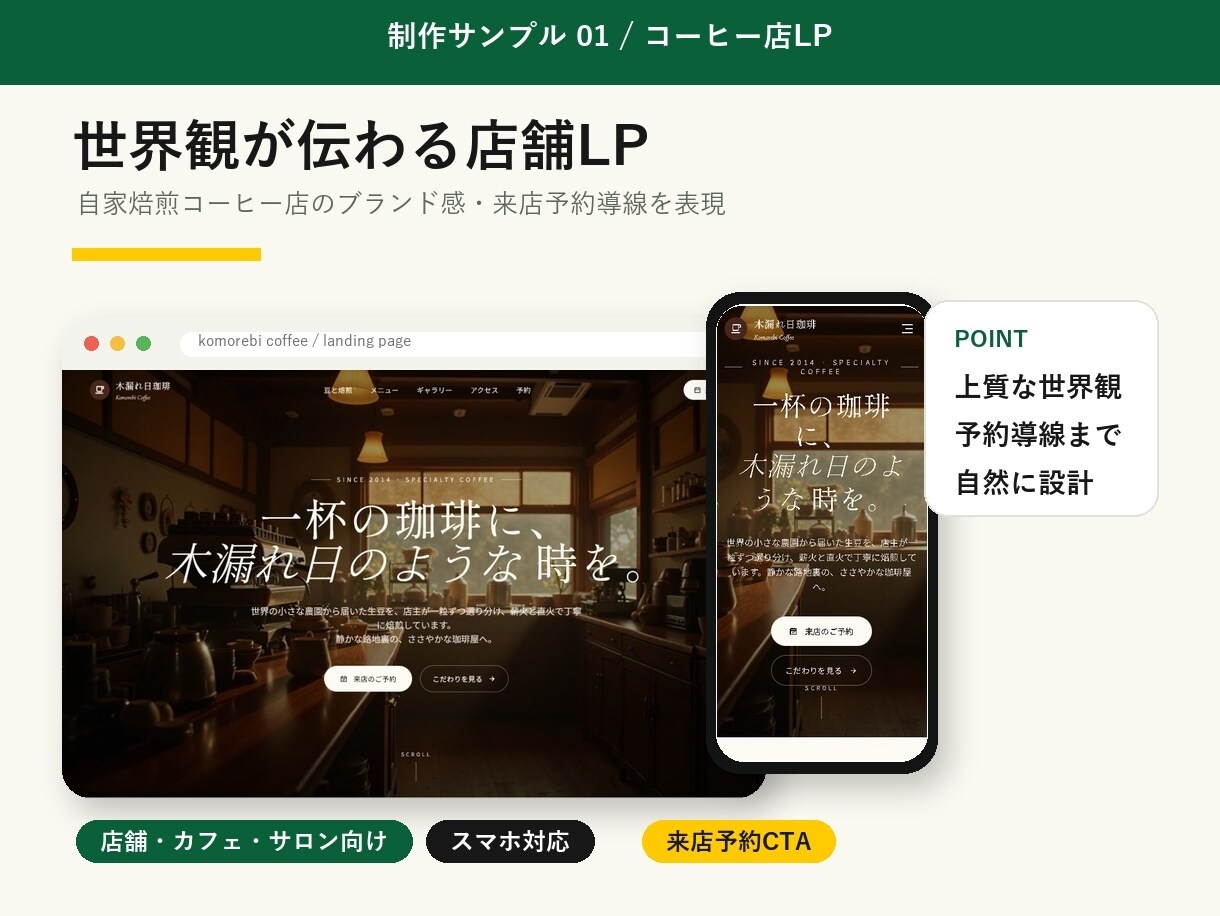 ご要望を丁寧にカタチにするLPを制作します 構成・文章おまかせOK／修正2回無料／スマホ対応込み イメージ3