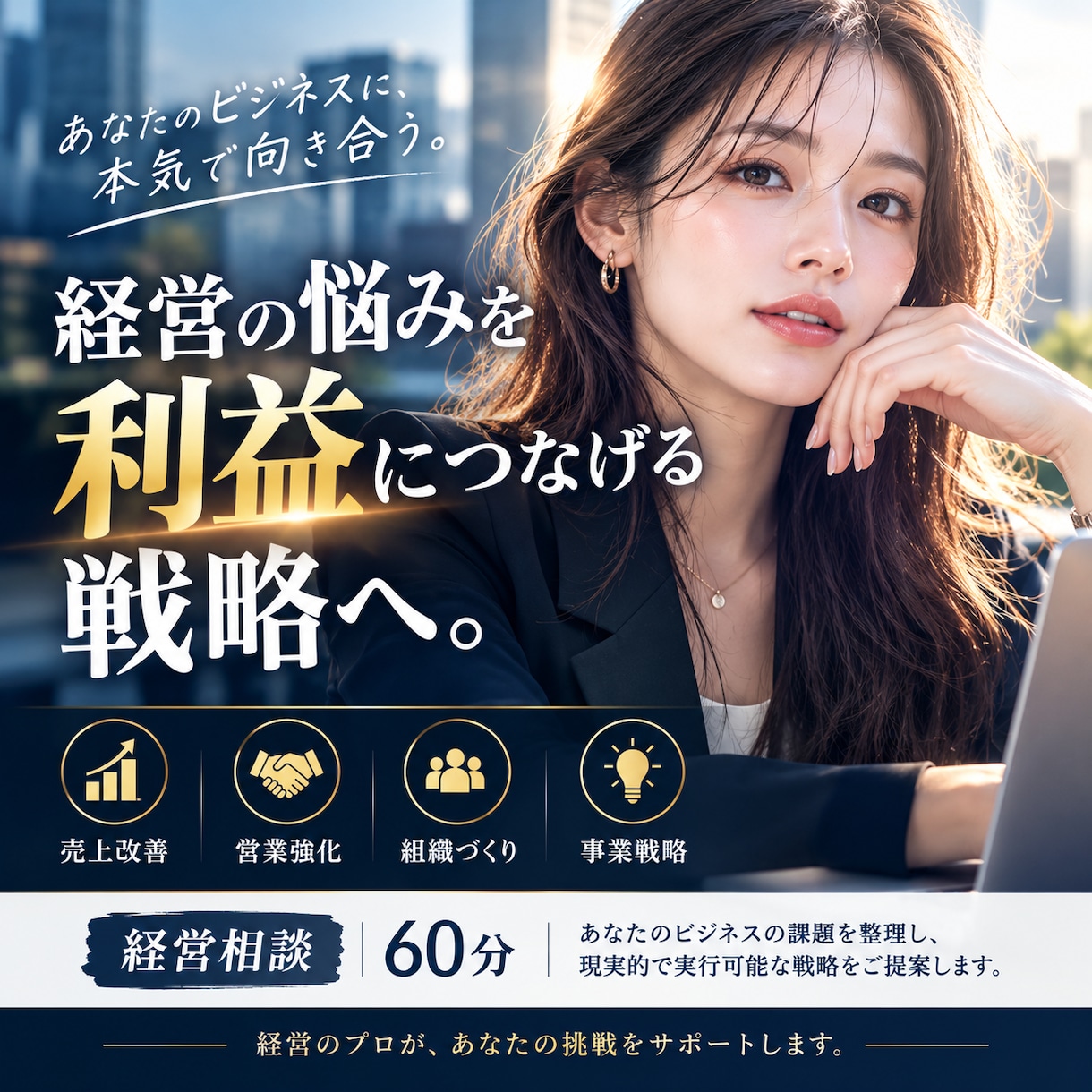 幅広い経営の悩みを60分で総合的に解決へ導きます 孤独な経営者の「壁打ち相手」として次の一歩を！ イメージ1