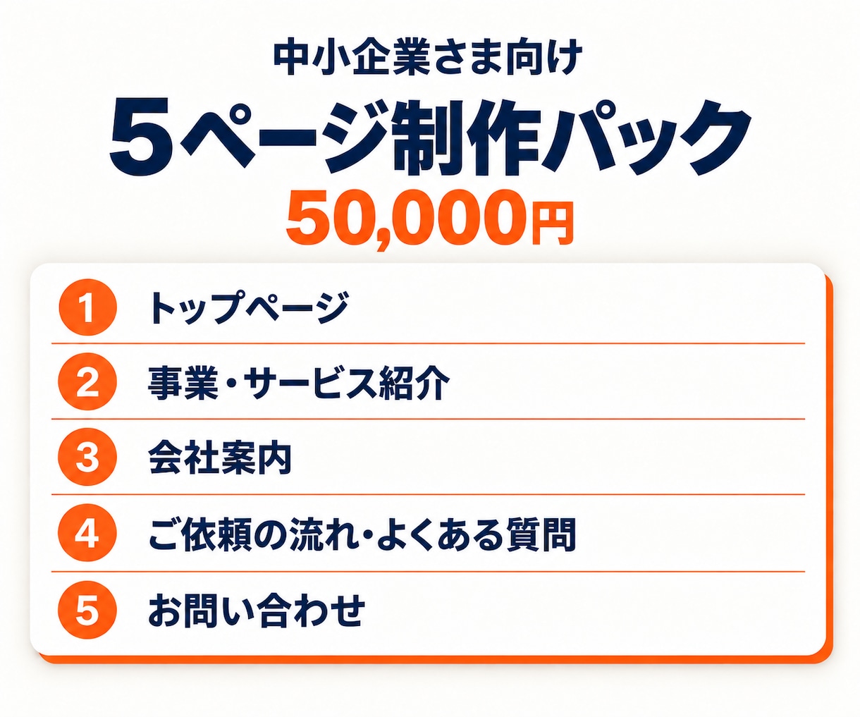 中小企業向け！AI検索を意識したHPを制作します 5ページ制作・修正無制限・納品後1ヶ月サポート付き イメージ3