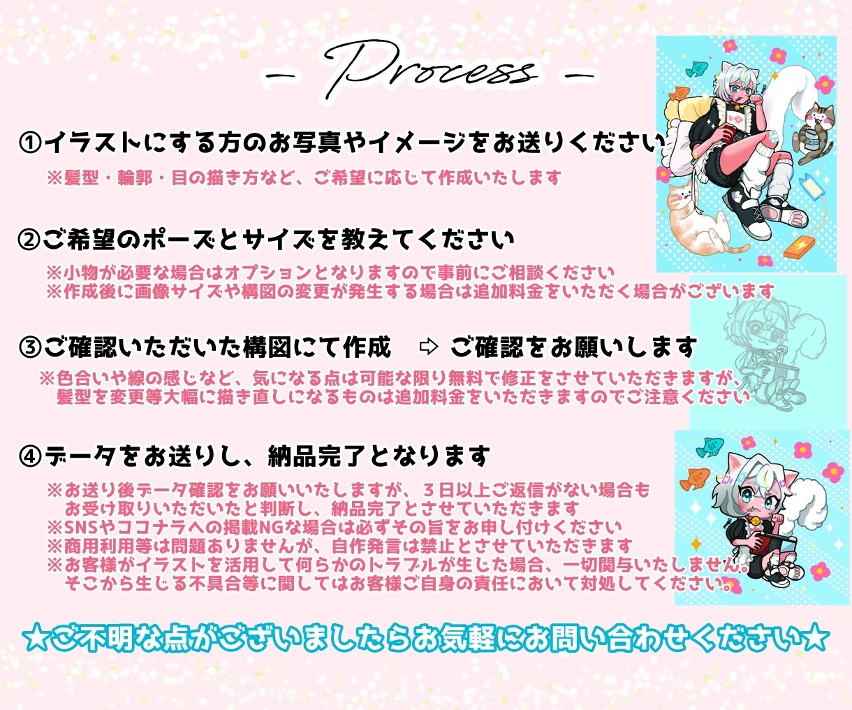 ポップで可愛いSD・ミニキャラをお作りします サムネイルやSNSのアイコン、オリジナルキャラを！ イメージ2
