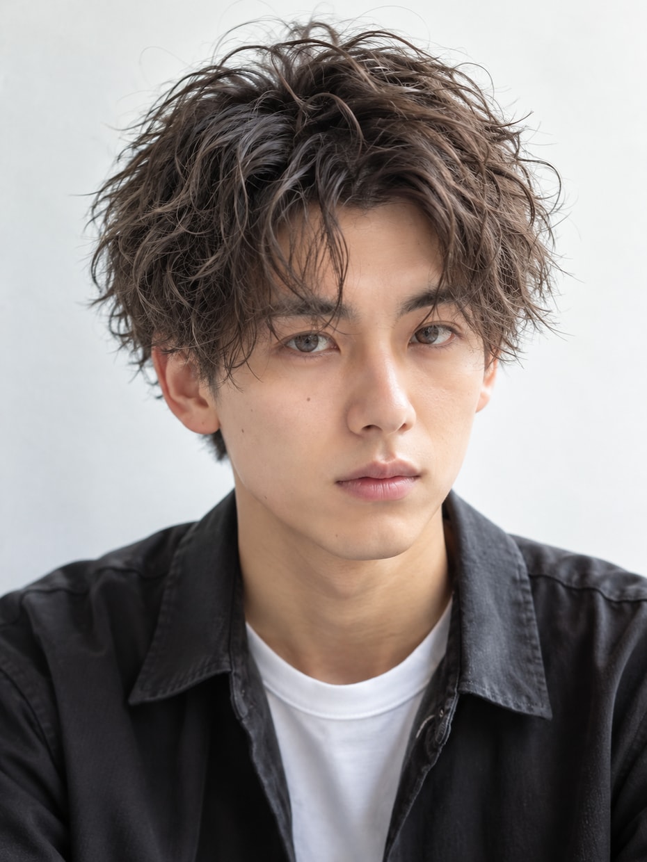メンズ美容系AI人物素材15枚を販売します 男性5人×各3カット。完成済みの文字なしPNG素材 イメージ8
