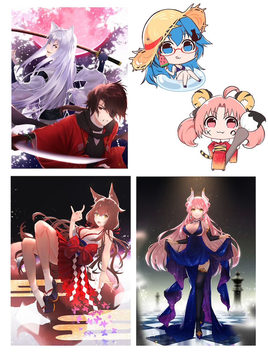 イラストの魅力を引き出す！光影の演出が自慢します 世界観を演出するためのイラスト制作を提供します イメージ5