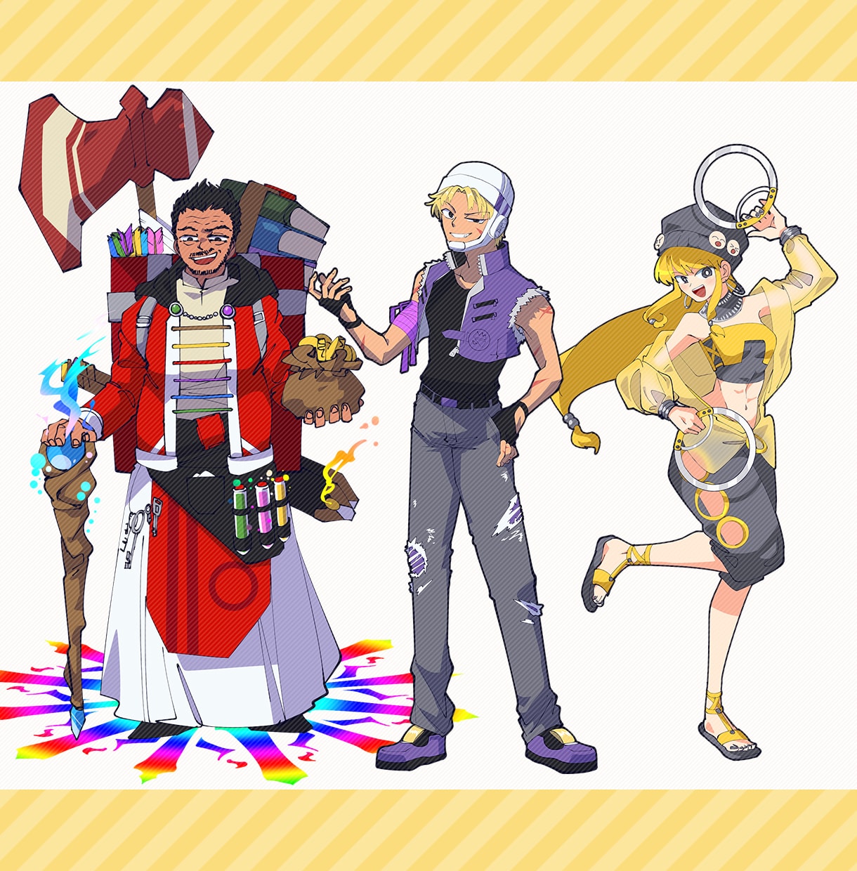 キャラクターの立ち絵を描きます スタイリッシュなキャラクターデザインを提供します！ イメージ6