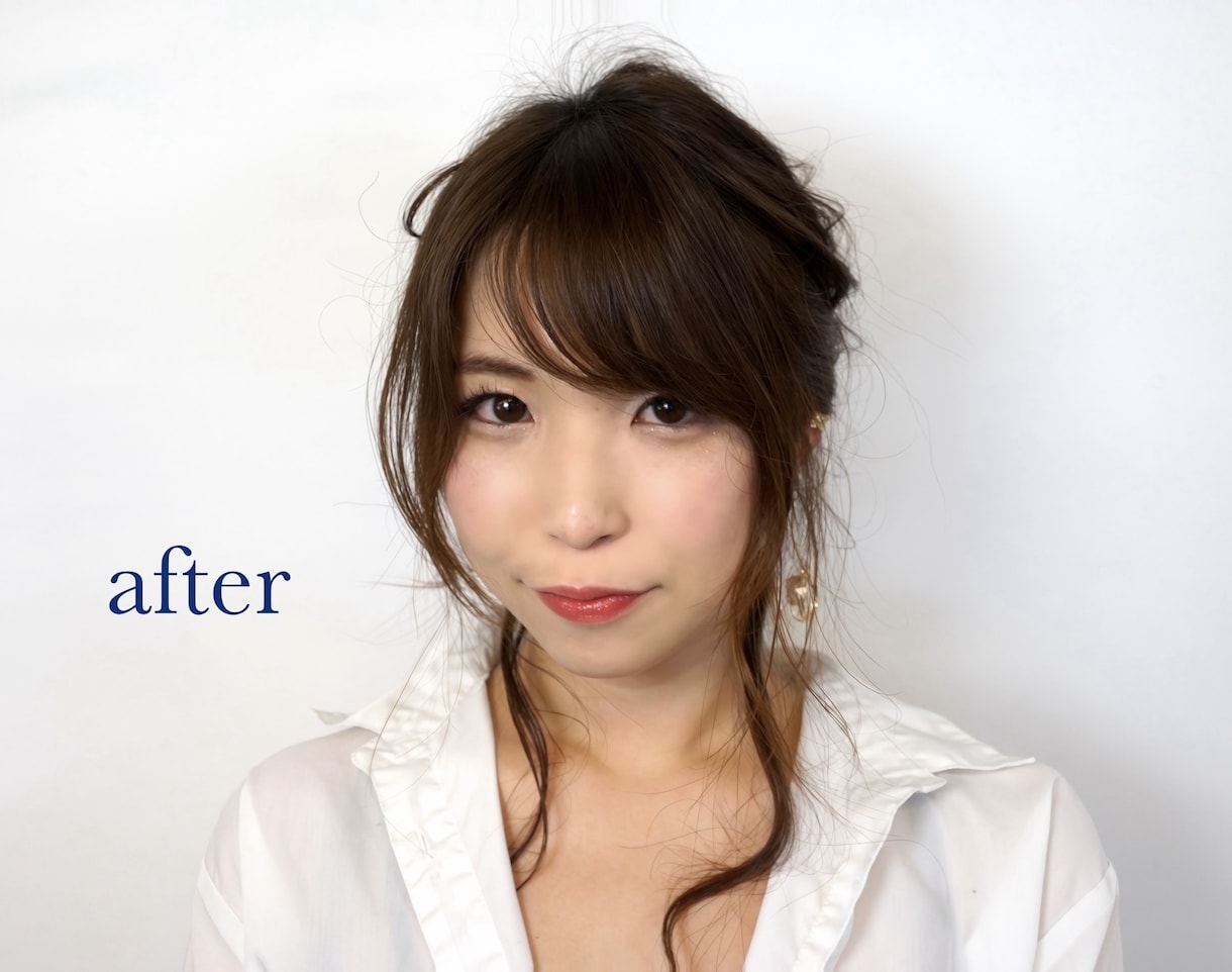 プロが人物写真を綺麗に・可愛く修正レタッチします 1枚でも印象は大きく変わります✨ぜひお任せください☺️ イメージ7
