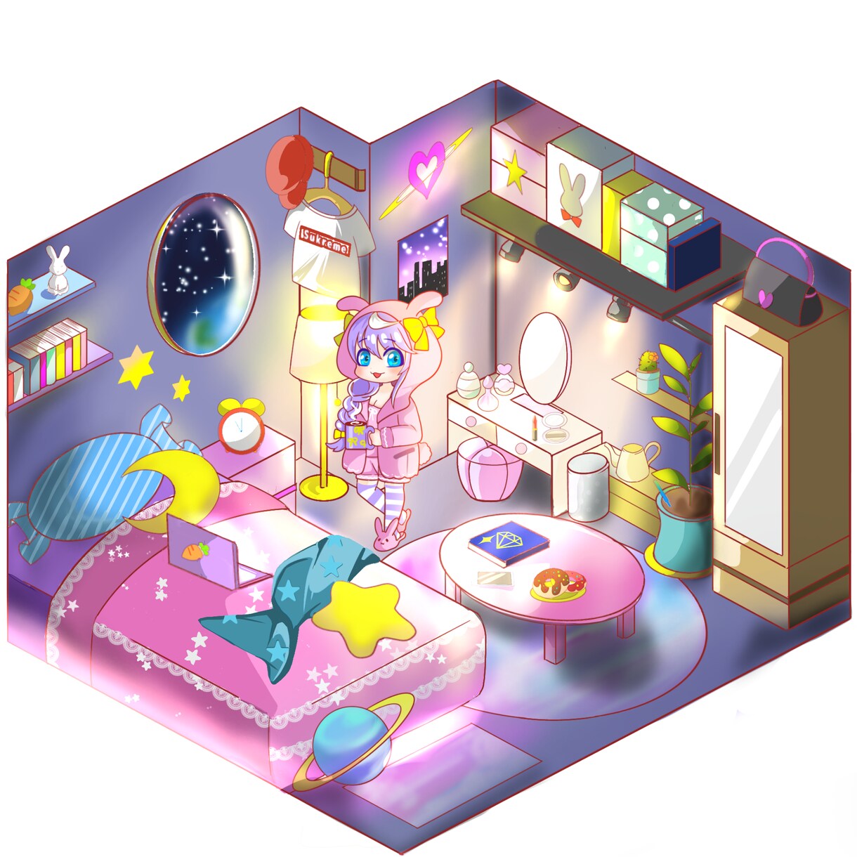 可愛さと個性を両立したSDキャラクターを描きます ぷにっとしたかわいいSDキャラクターが得意です イメージ4