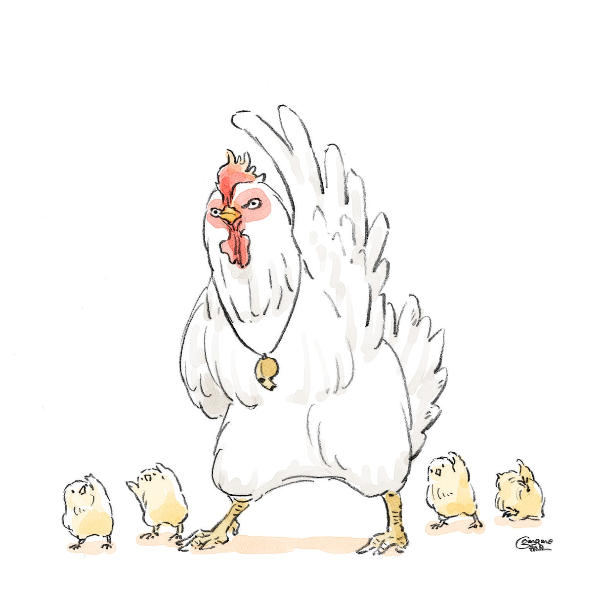 コミカルな動物イラスト描きます ペットの絵や似顔絵代わりにも！用途に合わせてお描きします イメージ7