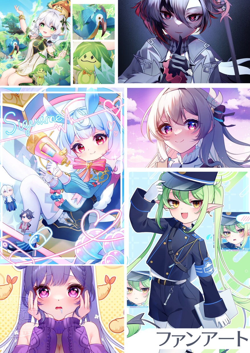 透明感のあるイラスト制作します 立ち絵、サムネイル、アイコンなどに！ イメージ3