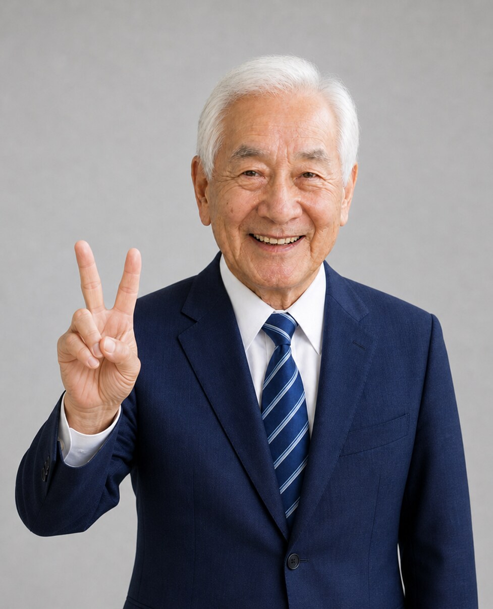 スナップ写真から終活写真（生前遺影）を作成致します 将来のご葬儀に備えた祭壇用・焼香台用２枚セット イメージ4