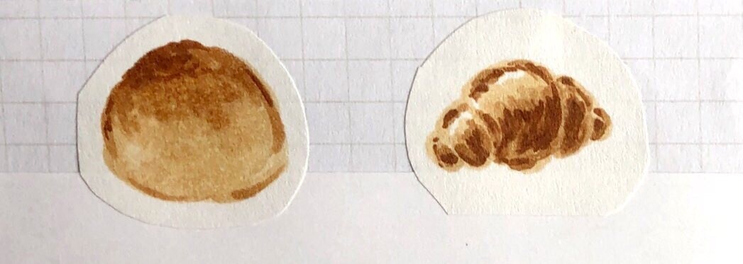 チラシや名刺にかわいい食べ物イラストを描きます ゆるさ倍増！パン教室講師がおいしそうな食べ物を描きます！ イメージ2
