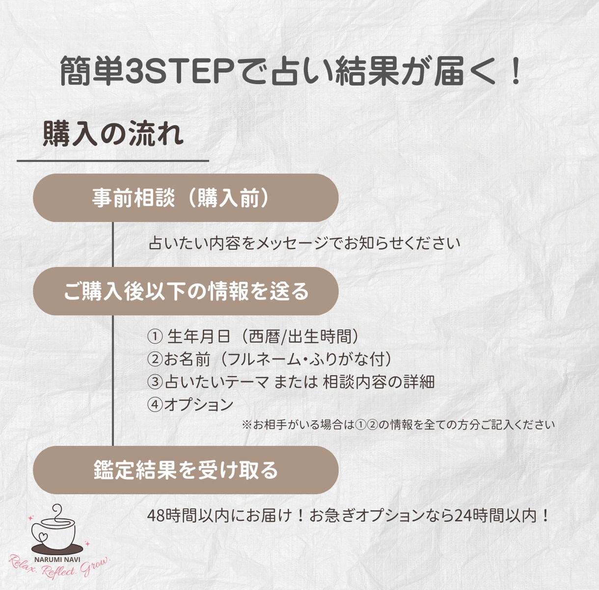 見えない心を整える深層リーディングを提供します 圧倒的スキルで、あなたの今を多角的に読み解き整えます イメージ4