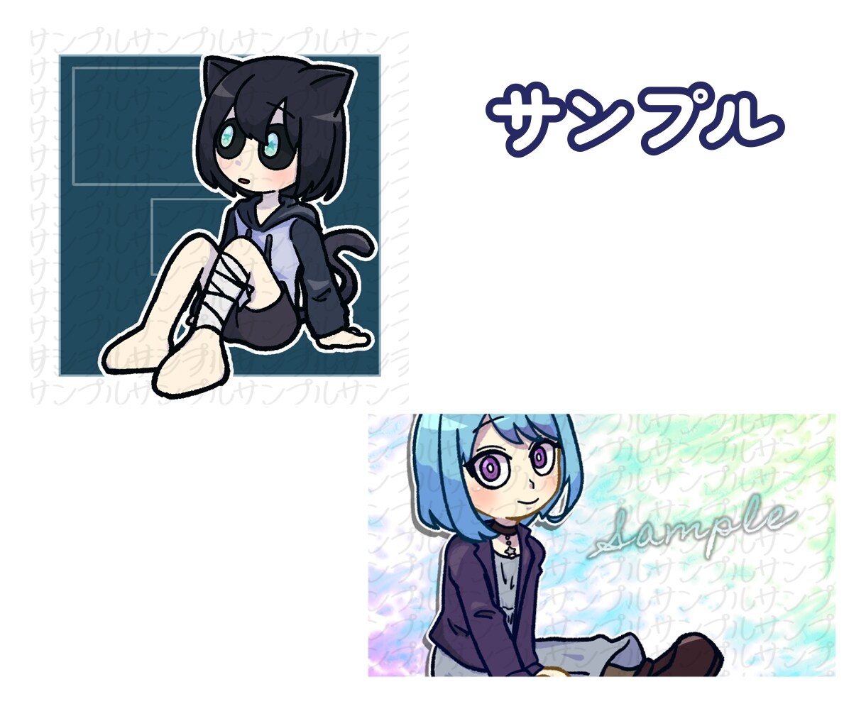 カートゥーン風のポップで目を惹くイラスト描きます 【商用利用OK！】TRPG、配信に使うイラストが必要な方へ イメージ6