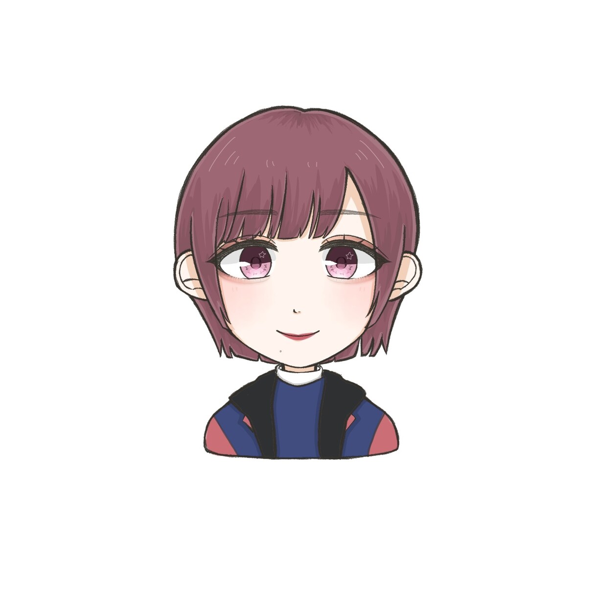 SNS用デフォルメアイコン描きます ❁﻿ペンライト・ぬいぐるみ等の追加オプションあり❁﻿ イメージ1