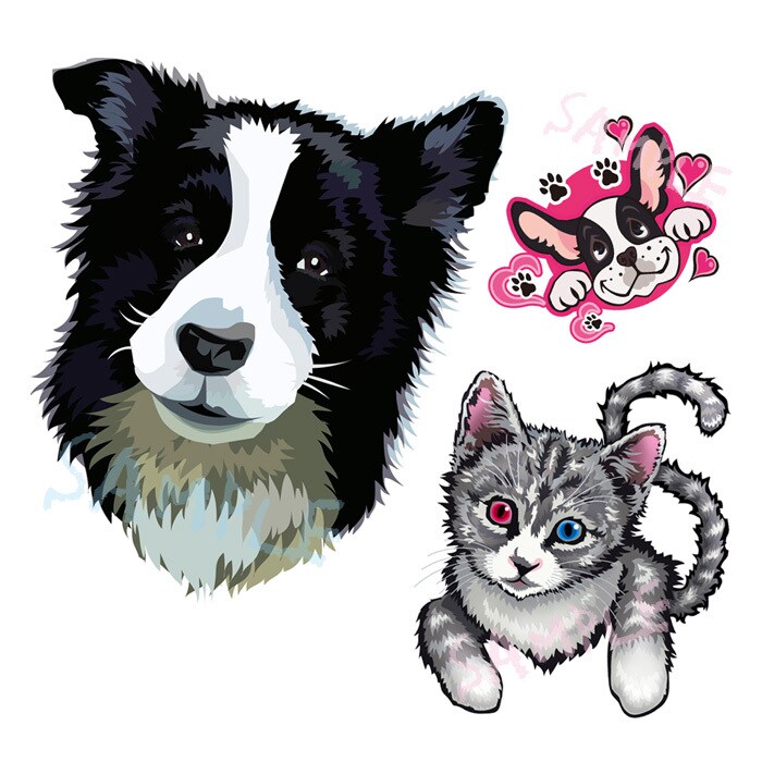 美大卒デザイナーがペットや動物の似顔絵を描きます 犬、猫、鳥、様々な動物、ドラゴンなど何でもござれ♪ イメージ1