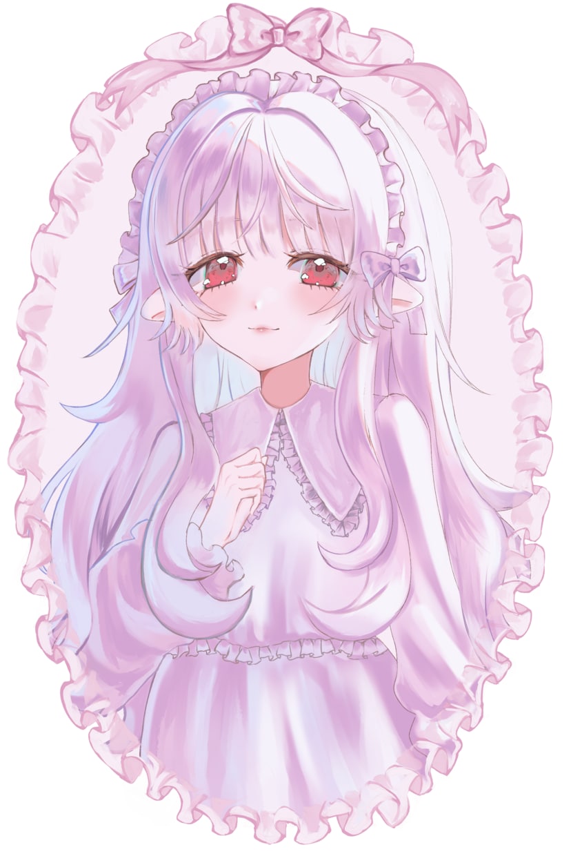 可愛い女の子を可愛く描きます 動画のサムネや歌ってみたのイラストにおすすめ！ イメージ7