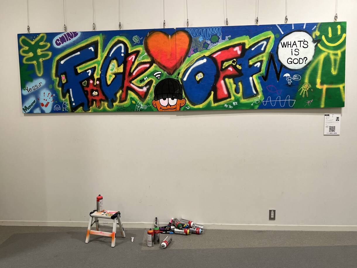 グラフィティアートをメインに出品します デジタルやスプレーアートスケボーのデザインなど イメージ4