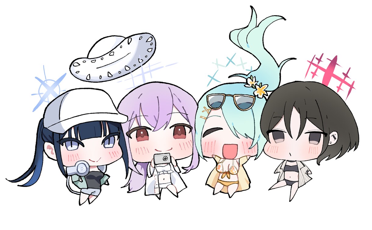 かわいいミニキャラお描きします 大量購入可！下書きを見てからの購入も可能です。 イメージ6