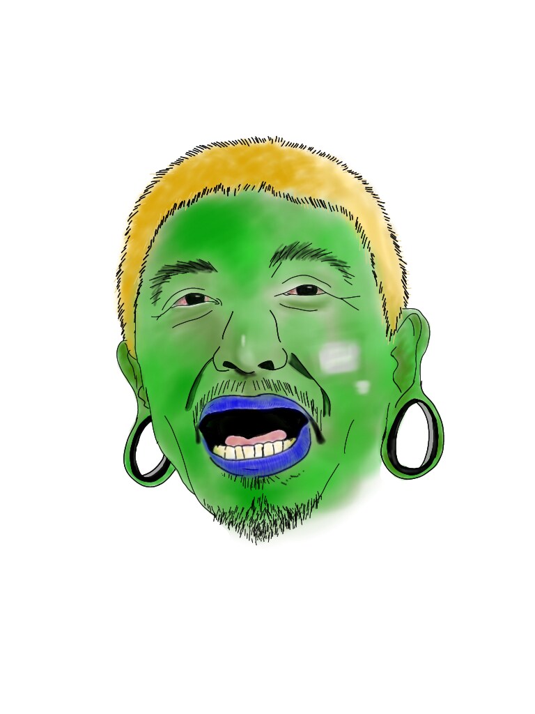 ヘドロみたいな似顔絵を書きます 毒素の溜まった現代人向けにクセの強いイラストを描きます イメージ6
