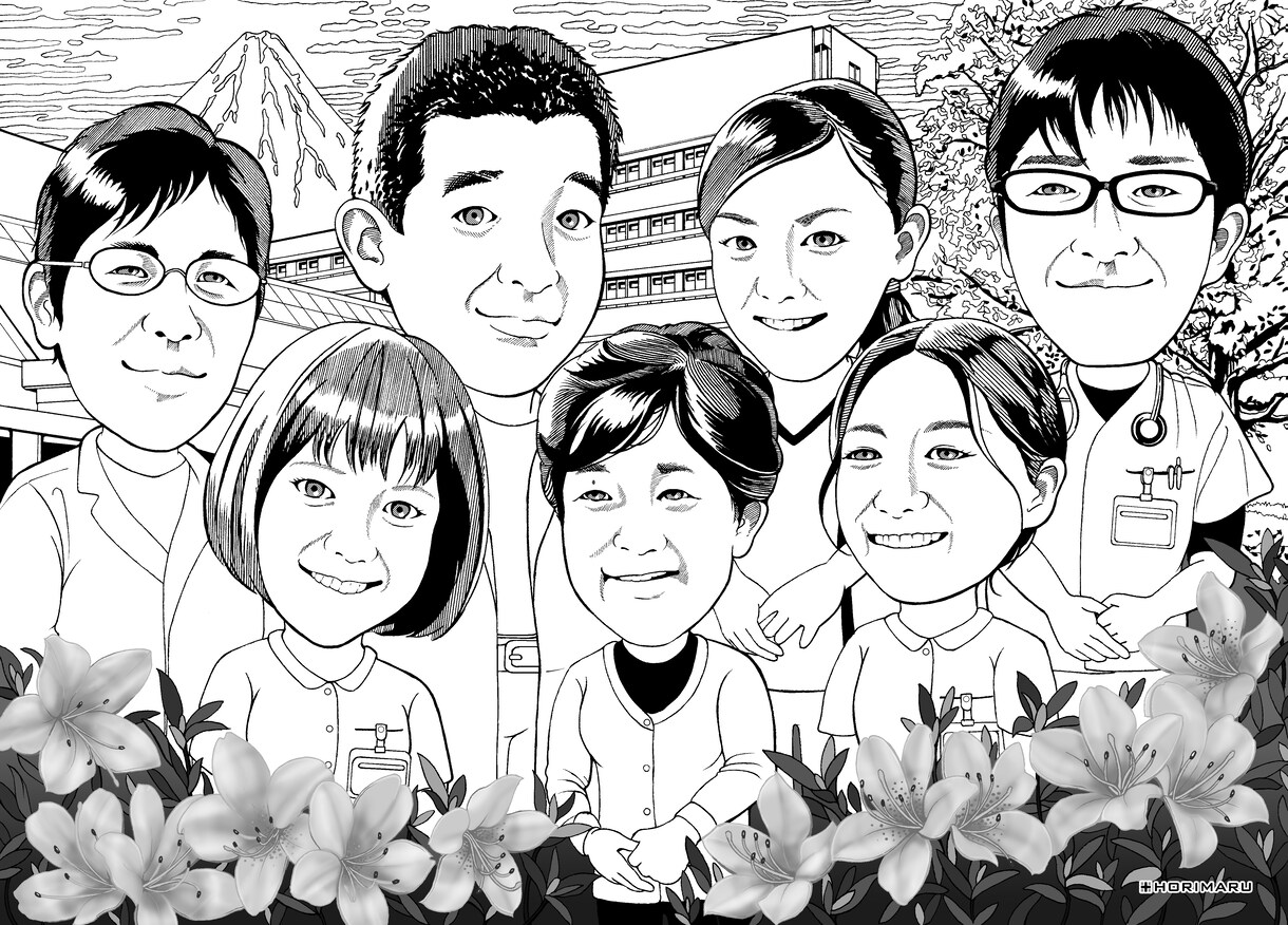 転勤・退職祝いなどの記念品イラストを作成します 一緒に過ごした貴重な時間や思い出をイラストにします。 イメージ2