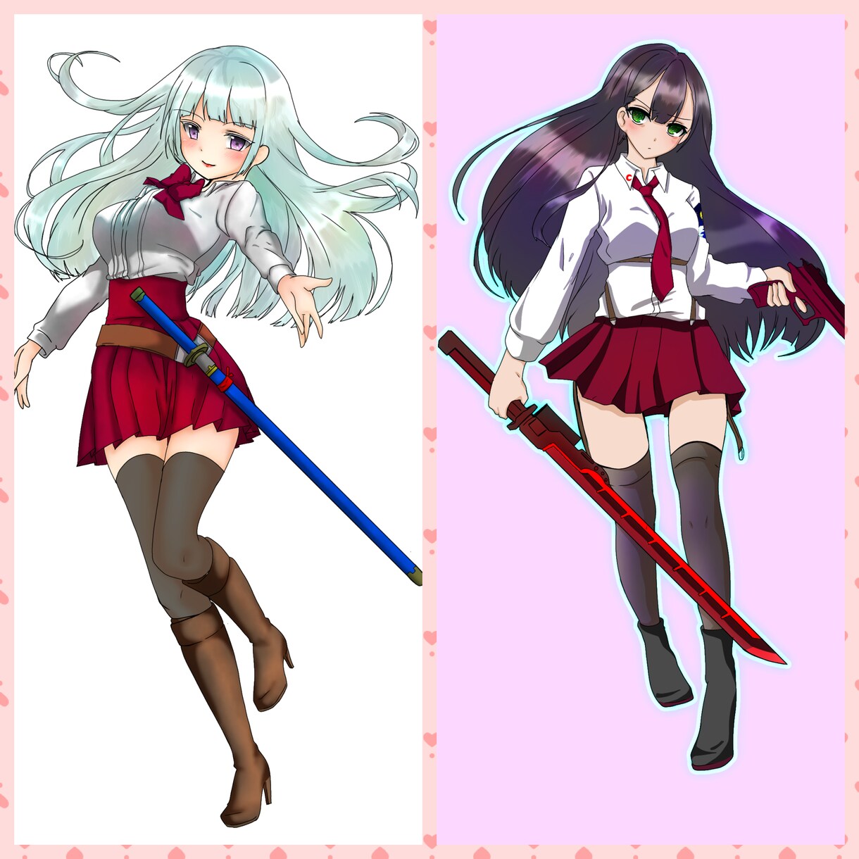 アイコン･ヘッダーイラスト描きます オプション料金要りません!!版権オリジナルどちらでも!! イメージ3