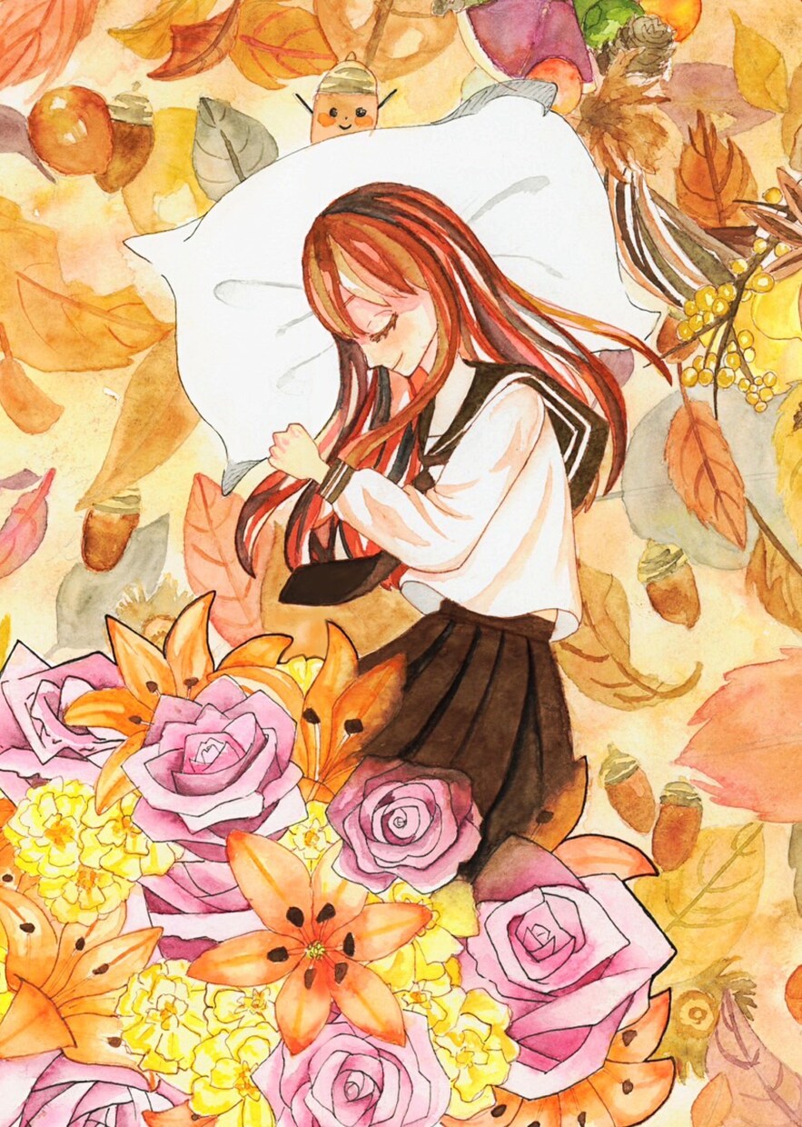 透明水彩で色鮮やかな色彩原画描きます 大切な人へのプレゼントやお部屋に絵を飾りたい方へ イメージ3