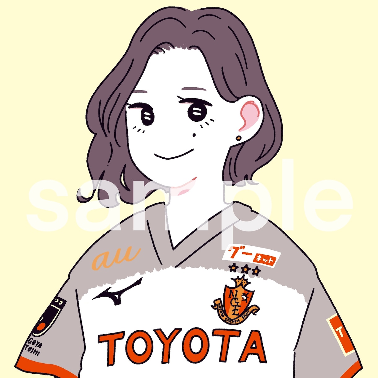 シンプルでクールなアイコン描きます お目目キラキラのシンプルなイラストです。 イメージ2