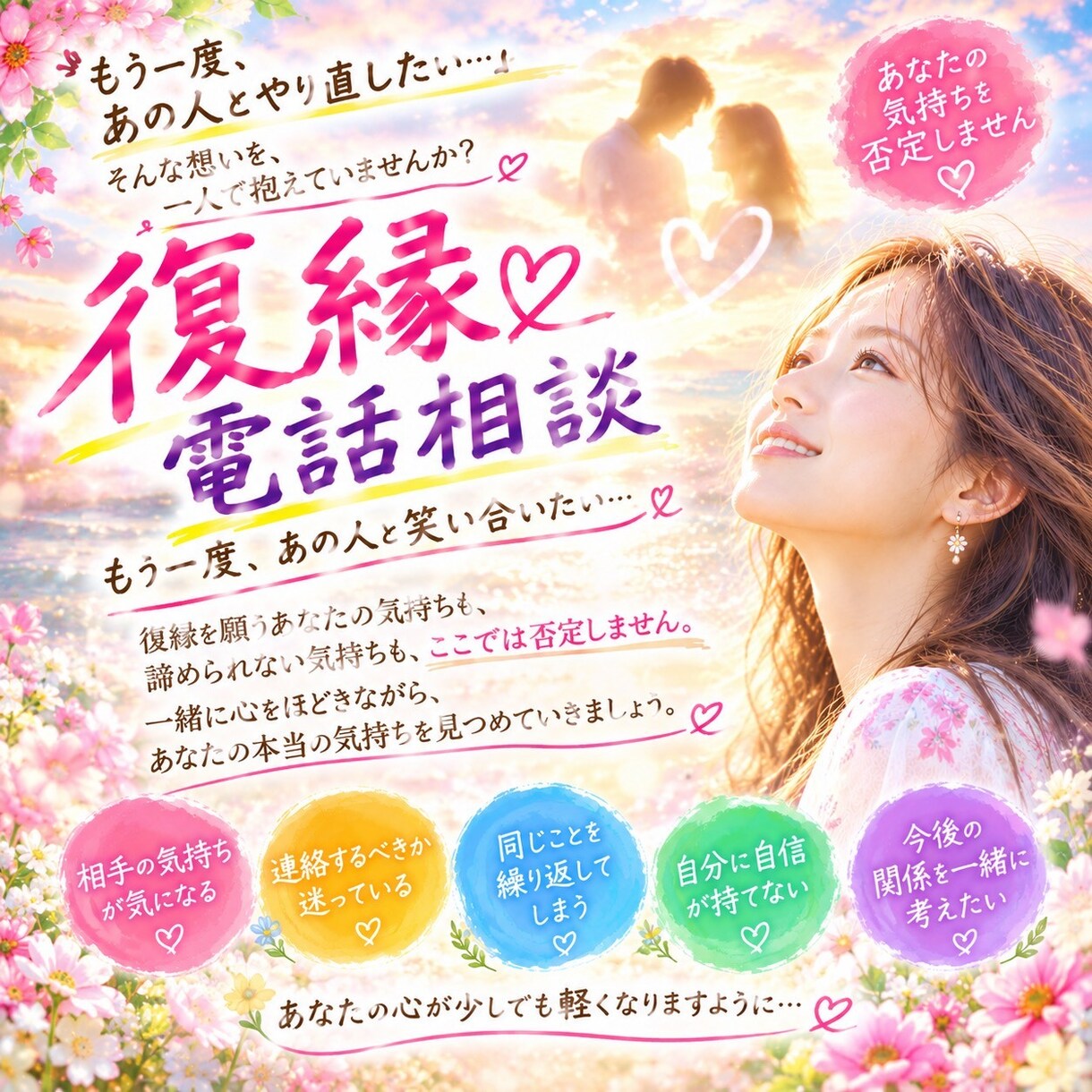 もう一度会いたい…その想いを一緒に紐解きます 忘れられない気持ち、ひとりで抱え込まないで イメージ1