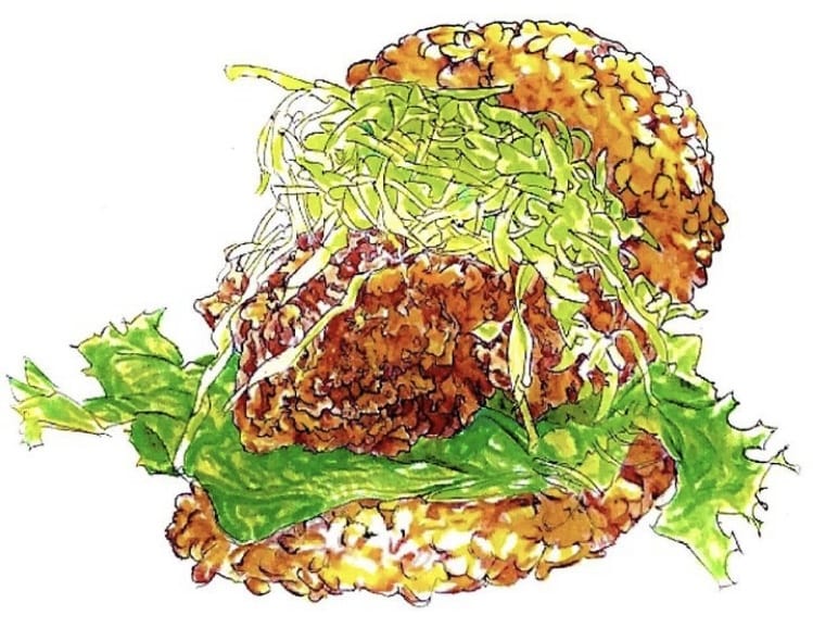 個人飲食店向け｜手描きフードイラスト制作します 美味しそう！を引き出す食べ物イラスト描きます イメージ2