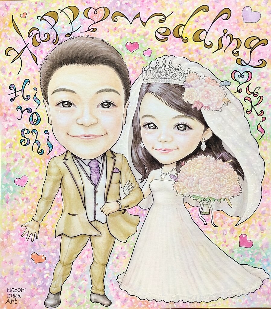 プレゼントや家族に可愛い似顔絵をお描きします 結婚記念❀感謝の気持ち♡アイコン☆思い出などにおススメ❦ イメージ4