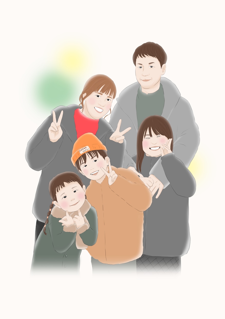優しいタッチの似顔絵お描きします /プレゼント・お祝い・アイコンなど♡お急ぎ対応可能です♪ イメージ2
