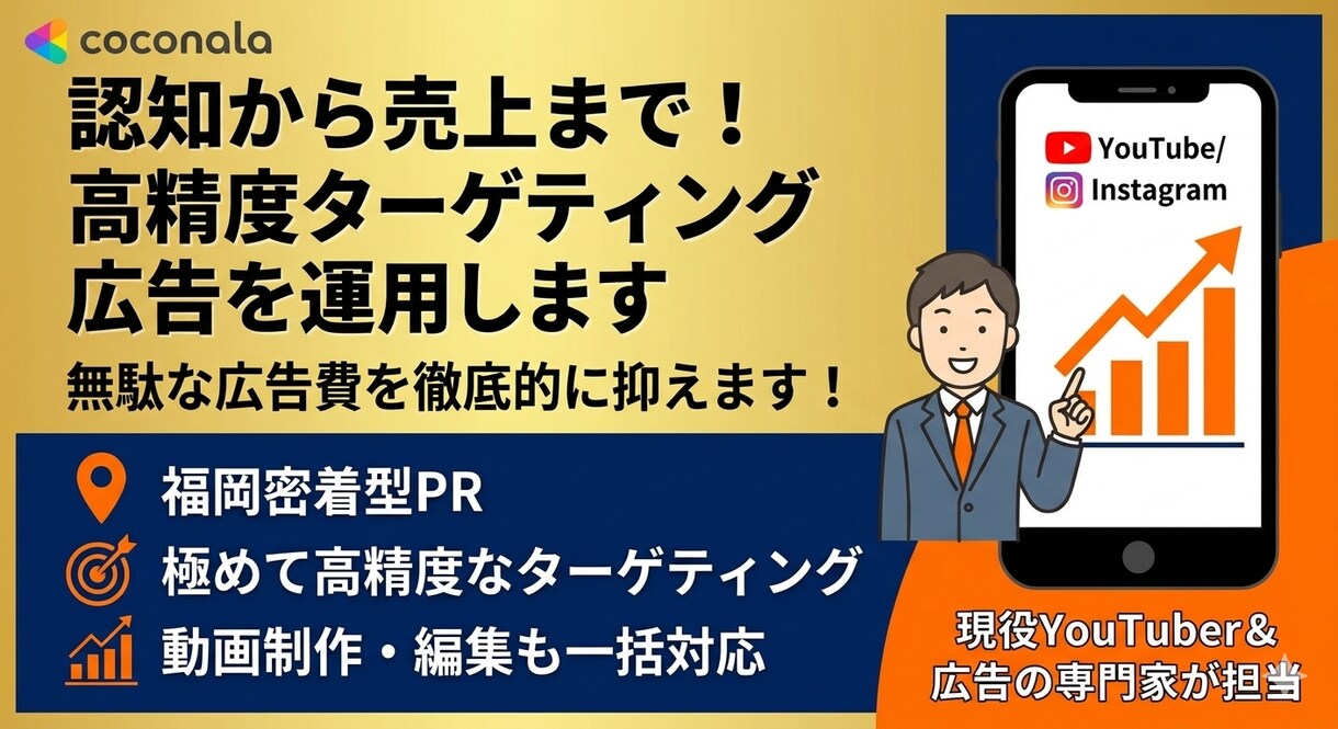 売上に貢献！高精度ターゲティング広告を運用します 現役YouTuberが動画制作から精密な広告運用まで代行！ イメージ2