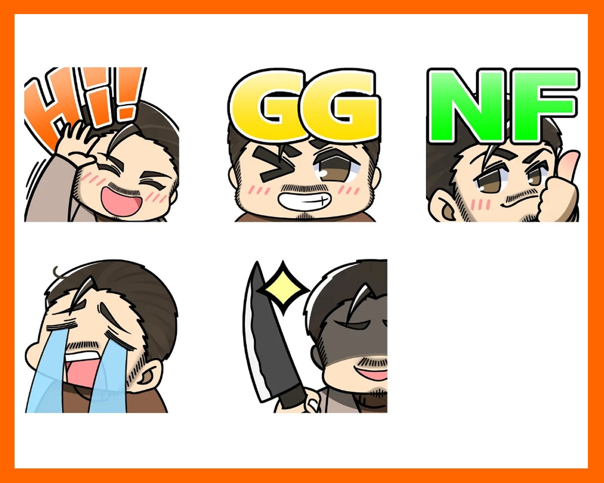 YouTubeやTwitchスタンプ制作をします コメント欄で可愛く目立ちます♪ イメージ3