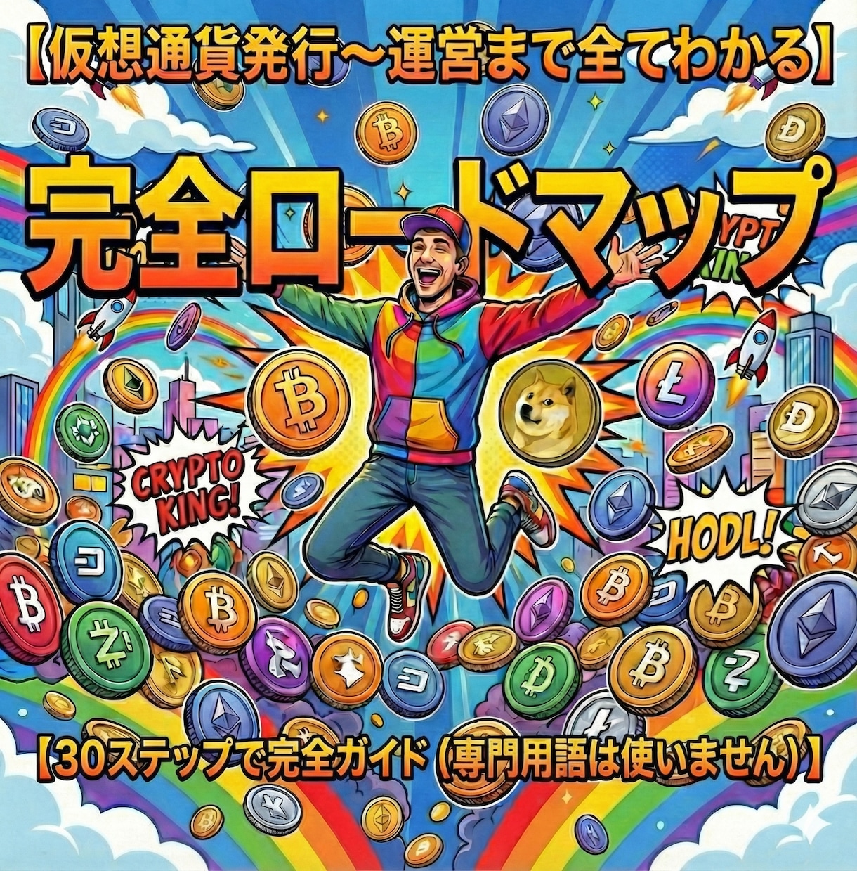 仮想通貨ビジネスの初心者向けロードマップ解説します 知識ゼロから完璧に仮想通貨の運営者になるまでの全30ステップ イメージ1