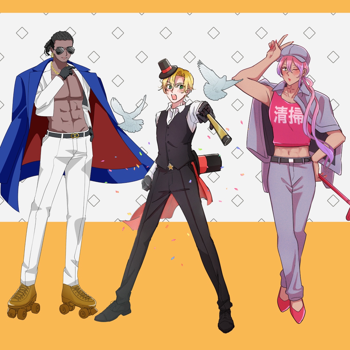立ち絵制作します TRPG、配信、ゲーム制作 等用の立ち絵を制作いたします！ イメージ3