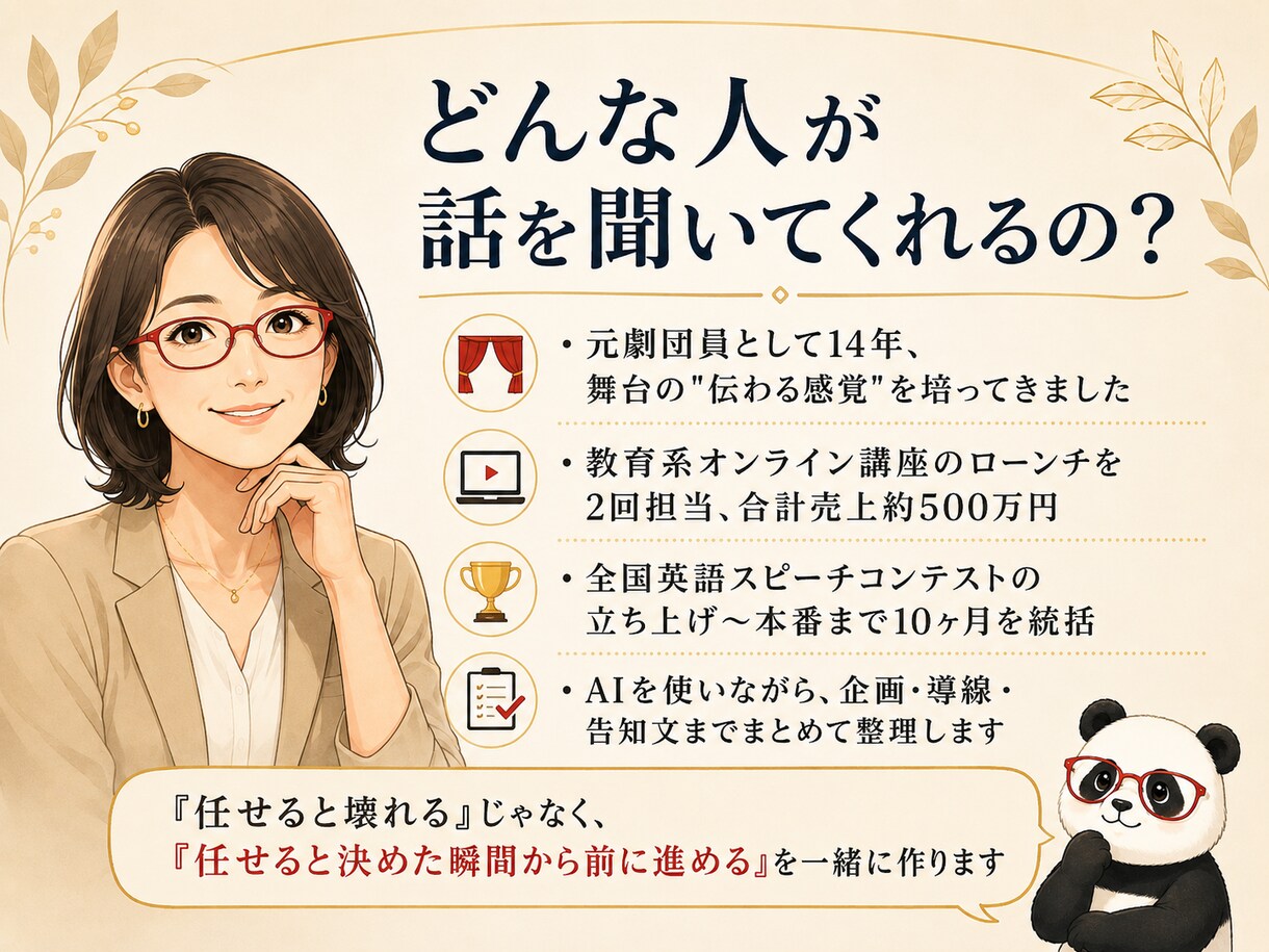 イベント・コンテンツのモヤモヤを整理します 企画の「これどうしよう？」を30分一緒に壁打ち イメージ3