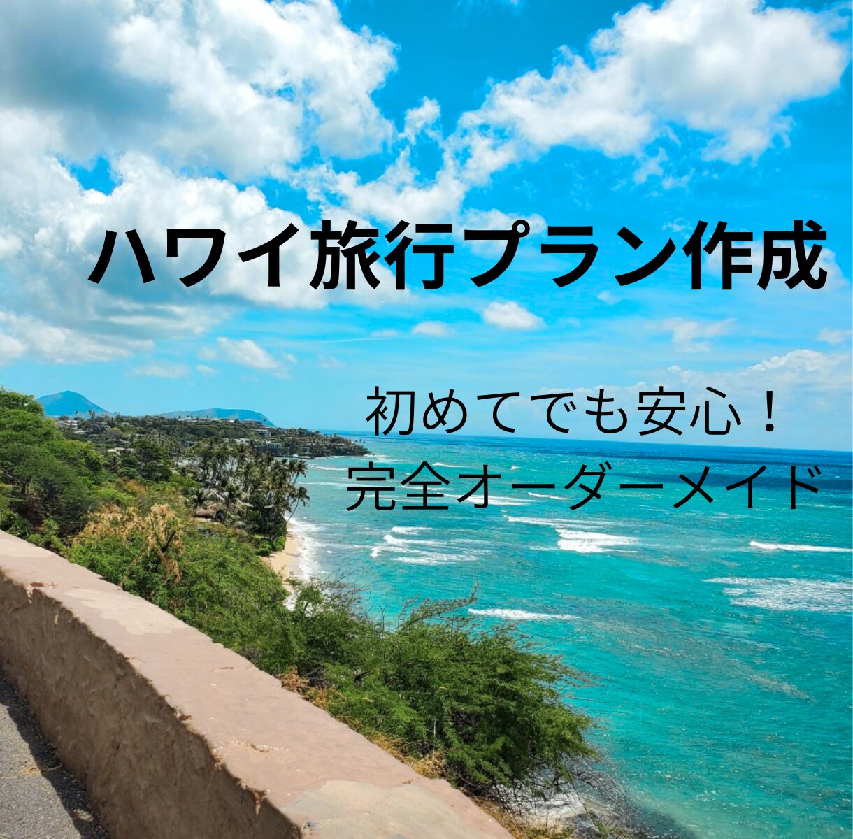ハワイ旅行プランを作成します 初めてのハワイでも迷わない！あなただけの旅行プランを作ります イメージ1