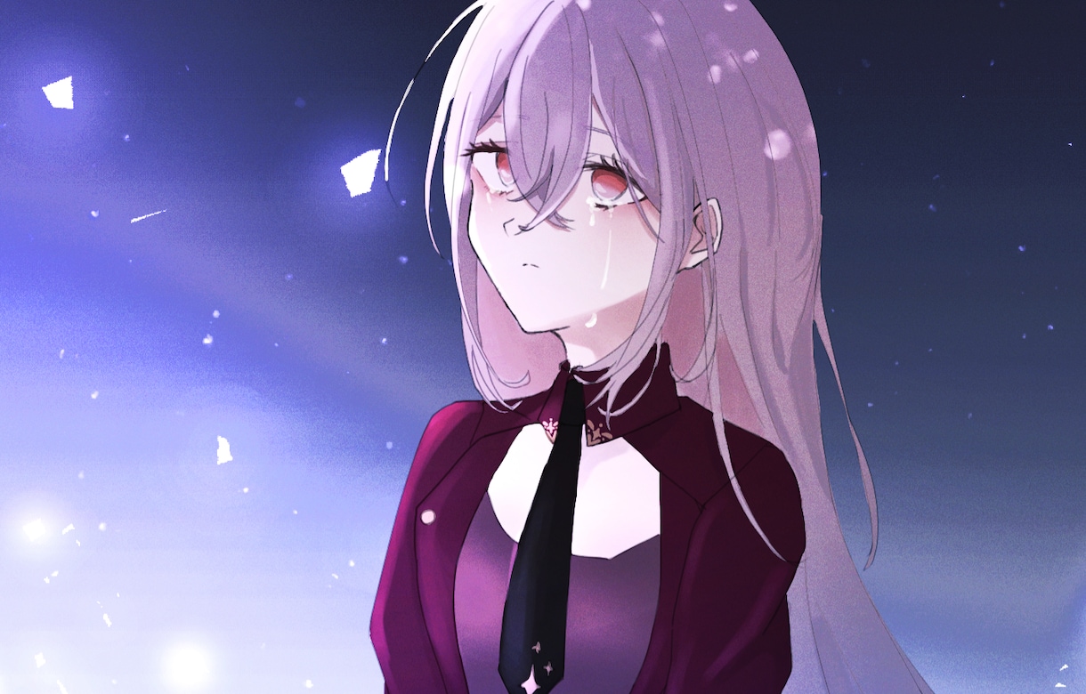 貴方の世界観を大切に絵を描きます 儚げで美しいキャラクターイラストをお求めの方に。 イメージ9