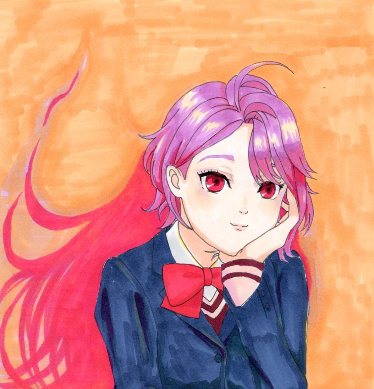 手描きのイラスト描きます 無料サービスあり！ohuhuマーカーで着彩します イメージ2