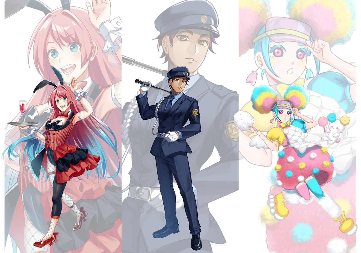 先着10件値下げ中！立ち絵描きます TRPGやゲームで使えるキャラクター立ち絵の制作をいたします イメージ1