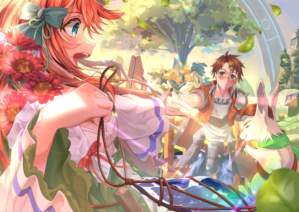 イラスト描きます 繊細な絵を描きます。ファンタジーと着物が得意です。 イメージ2