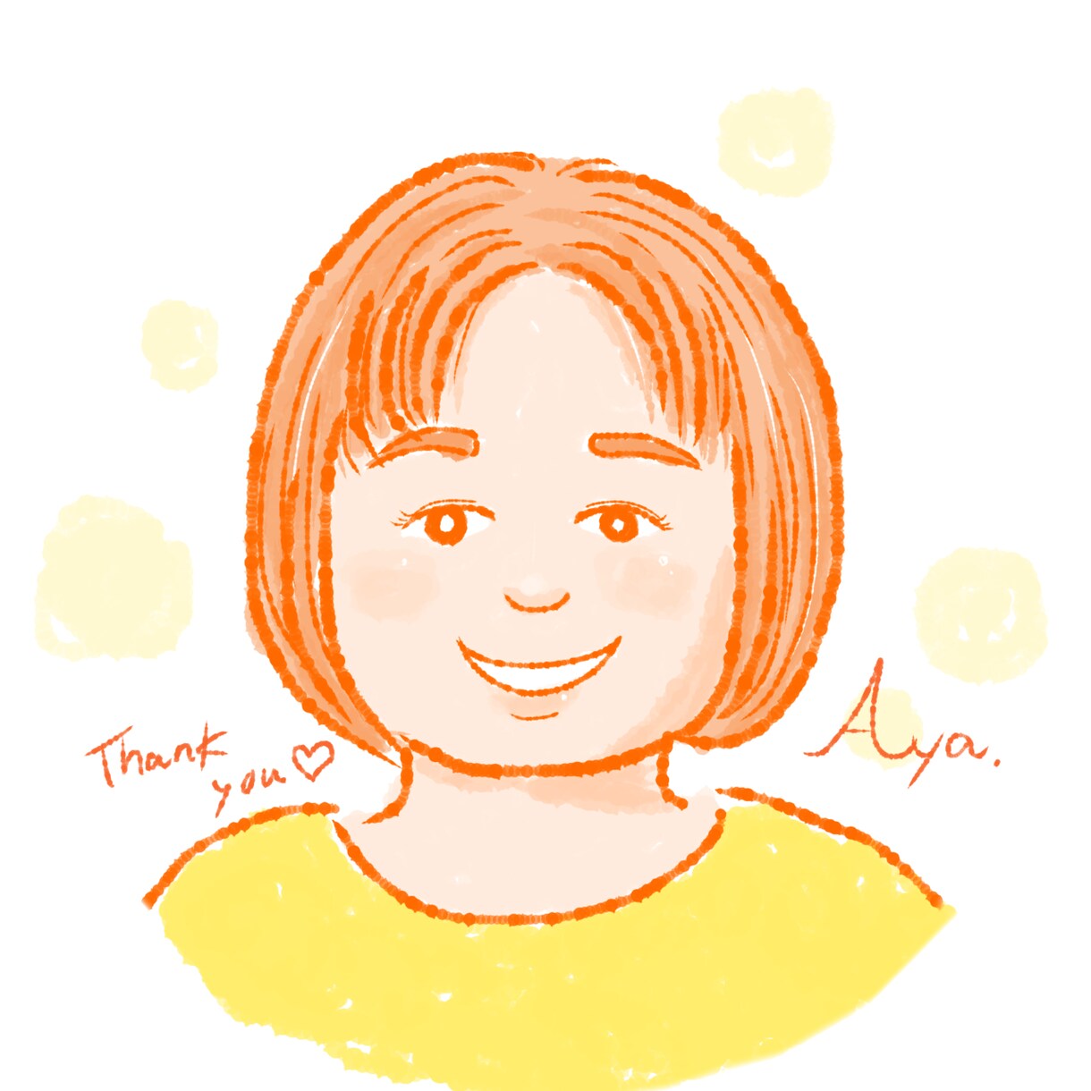 個人事業主向け優しい雰囲気の似顔絵アイコン描きます 初めましてでも親近感を与えお仕事に繋げたい方へ イメージ3