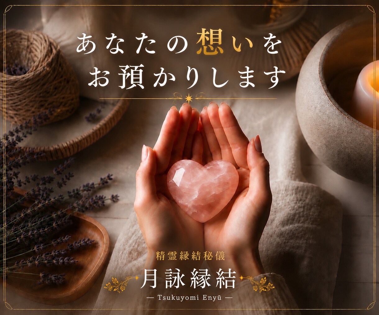 月光に願いを託し、精霊白魔術で縁結びします 精霊縁結秘儀ー月詠縁結ーにて恋愛成就を祈願します イメージ4